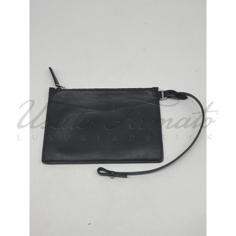 POCHETTE GIVENCHY NERA PELLE  | Mercatino dell'Usato Roma parioli 1