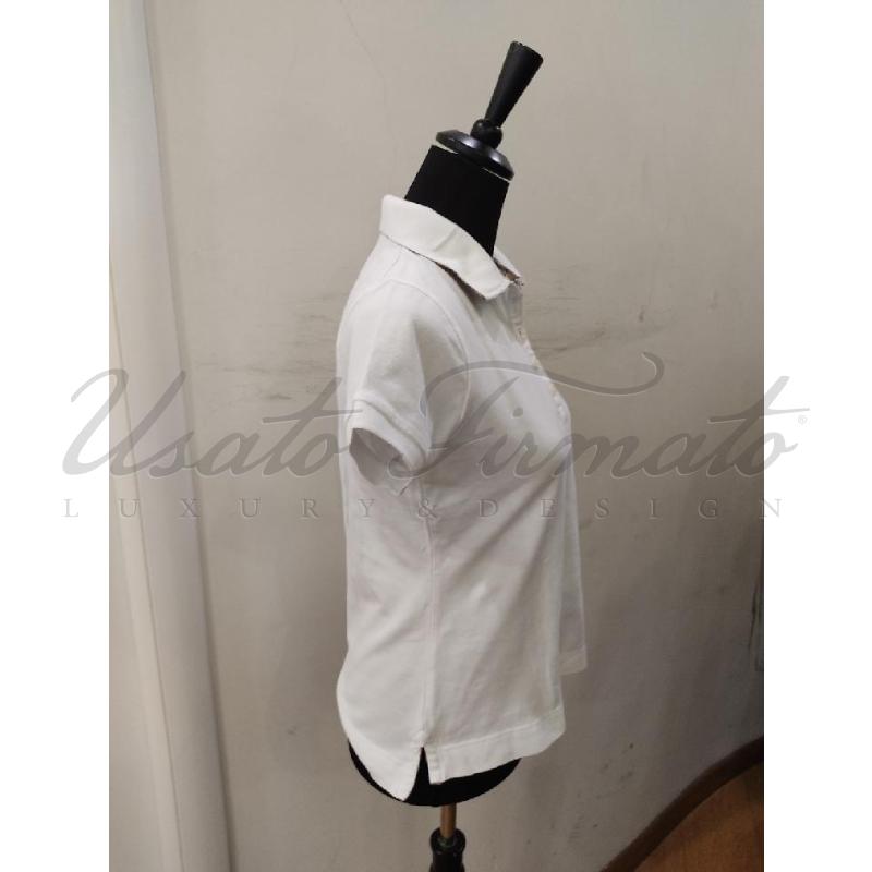 POLO DONNA BARBOUR BIANCA TG. 38 | Mercatino dell'Usato Roma parioli 2