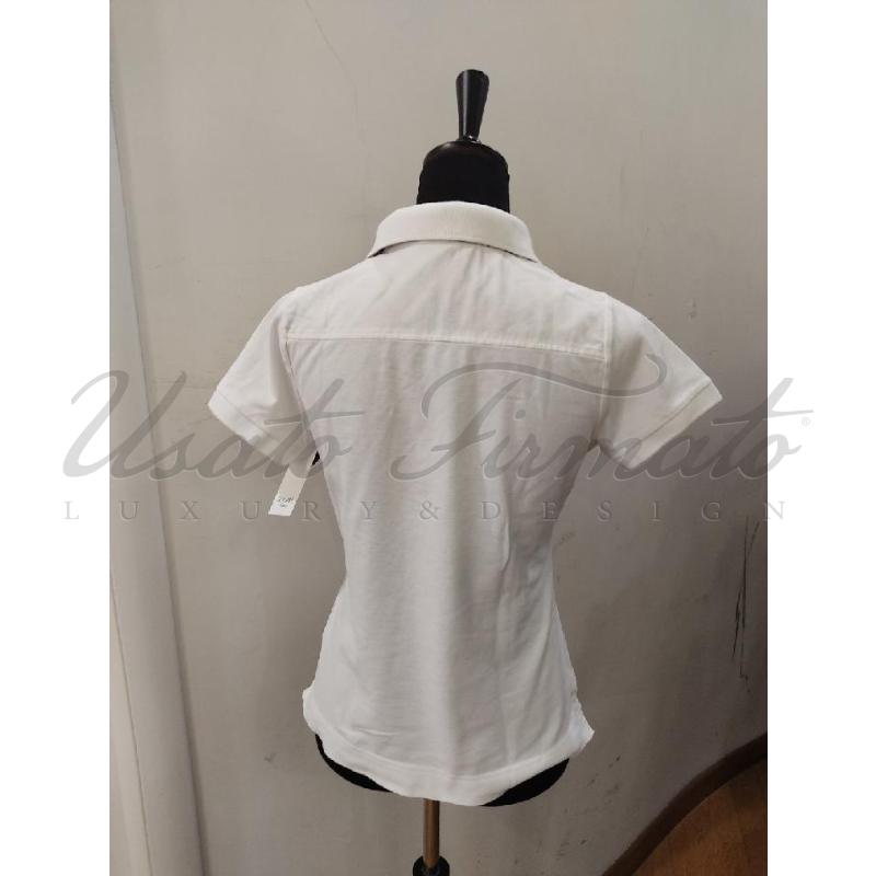 POLO DONNA BARBOUR BIANCA TG. 38 | Mercatino dell'Usato Roma parioli 3