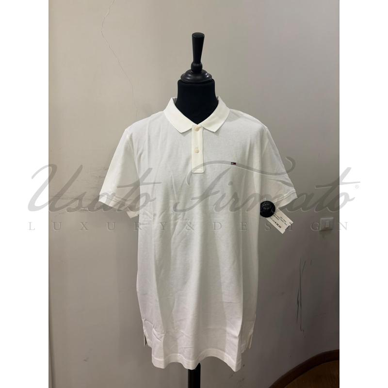 POLO UOMO TOMMY HILFIGHER BIANC | Mercatino dell'Usato Roma parioli 1