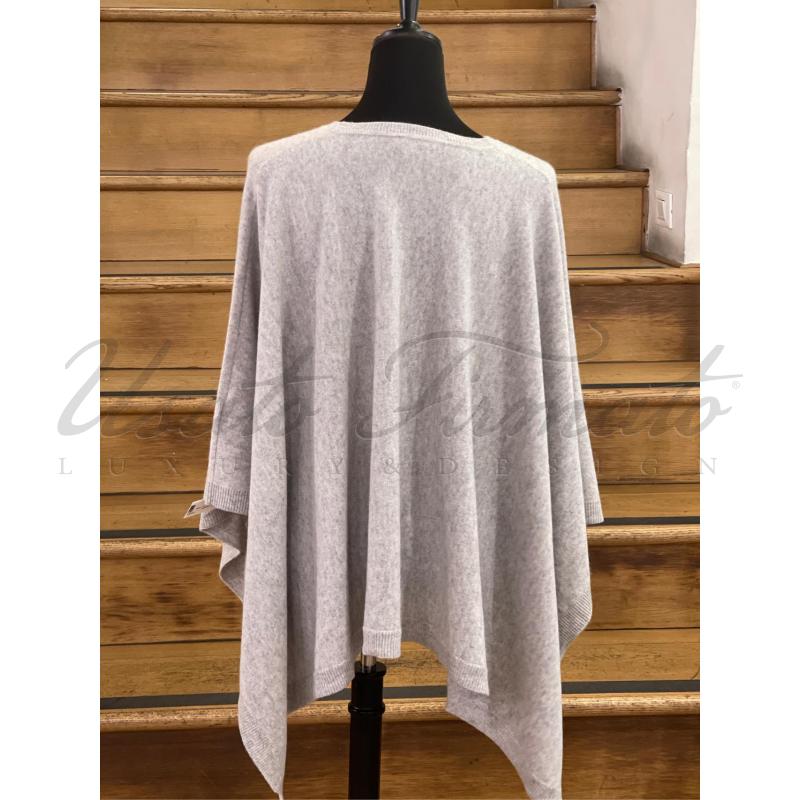 PONCHO DONNA DKNY GRIGIO TG S  | Mercatino dell'Usato Roma parioli 3