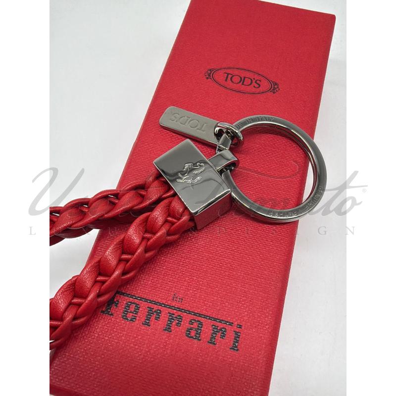 PORTA CHIAVI TODS PER FERRARI ROSSO | Mercatino dell'Usato Roma parioli 3