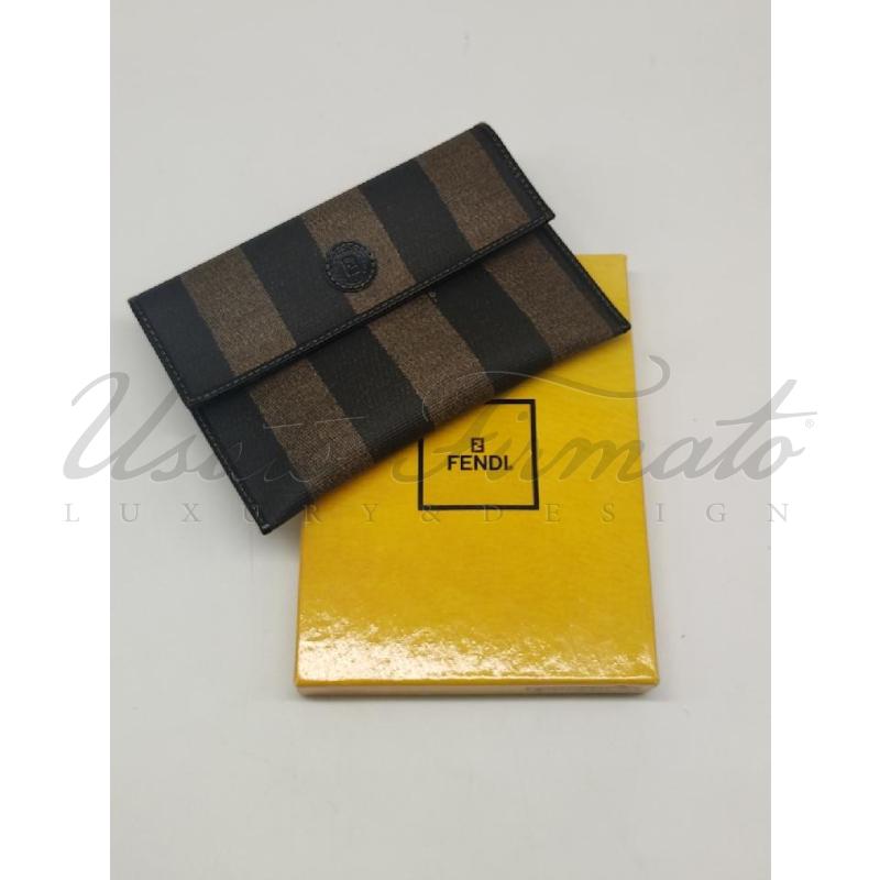 PORTA DOCUMENTI FENDI SAS VINTAGE NERO  | Mercatino dell'Usato Roma parioli 2