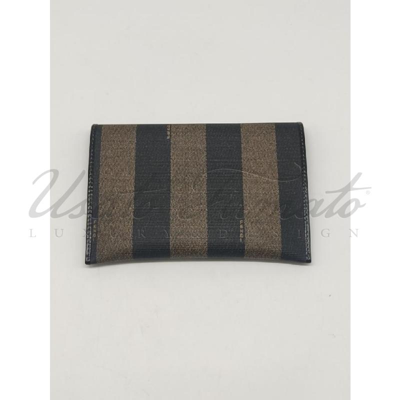 PORTA DOCUMENTI FENDI SAS VINTAGE NERO  | Mercatino dell'Usato Roma parioli 3