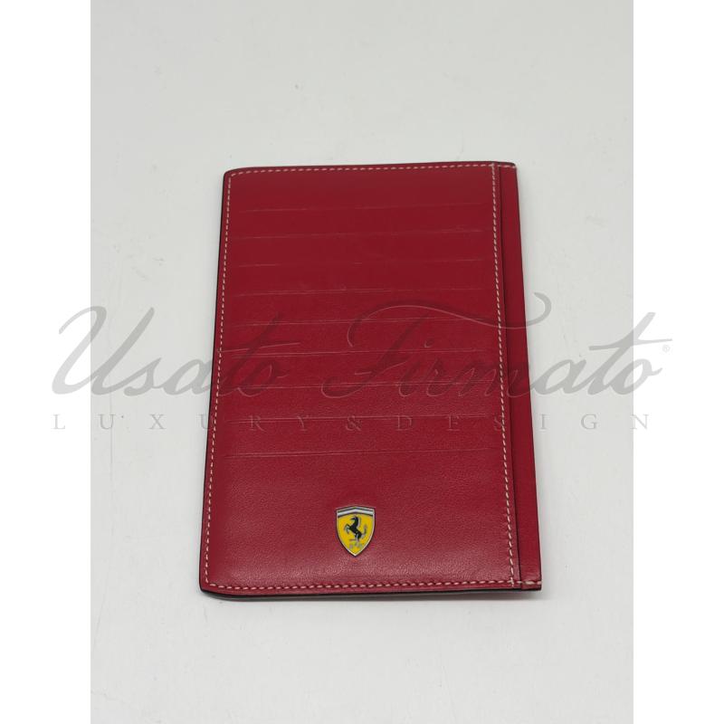 PORTA DOCUMENTI FERRARI ROSSO  | Mercatino dell'Usato Roma parioli 1