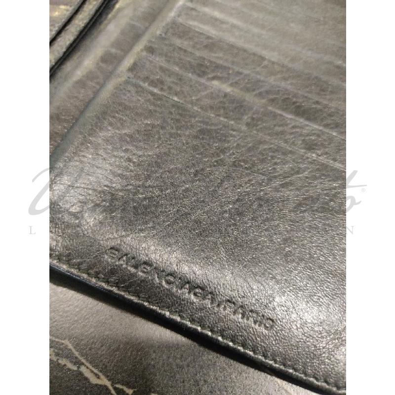 PORTA FOGLIO BALENCIAGA LE CITY LUNGO IN NERO | Mercatino dell'Usato Roma parioli 2
