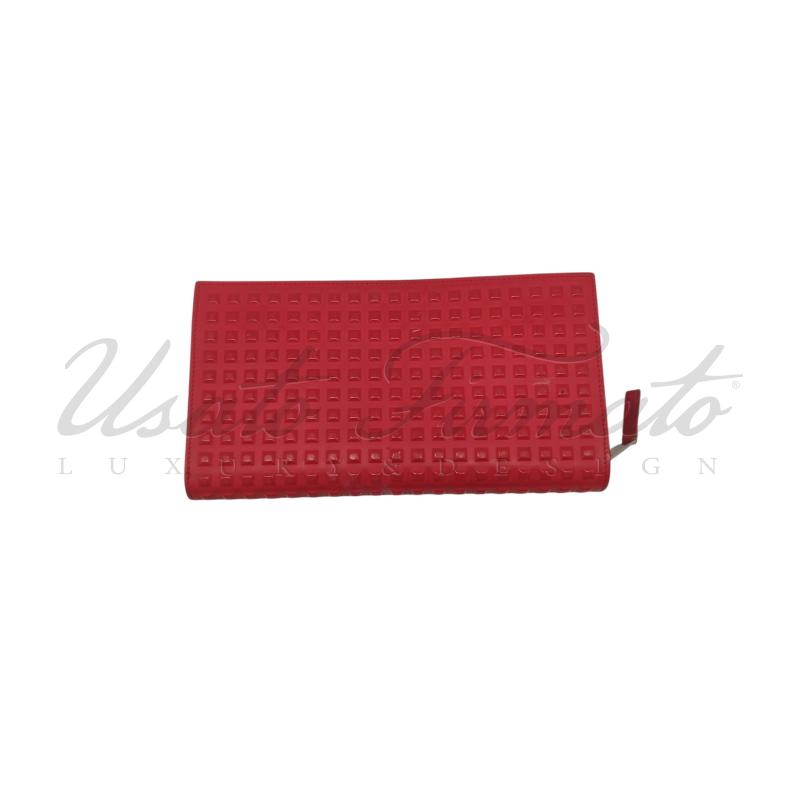 PORTA FOGLIO BALENCIAGA PUZZLE ROSSO | Mercatino dell'Usato Roma parioli 1