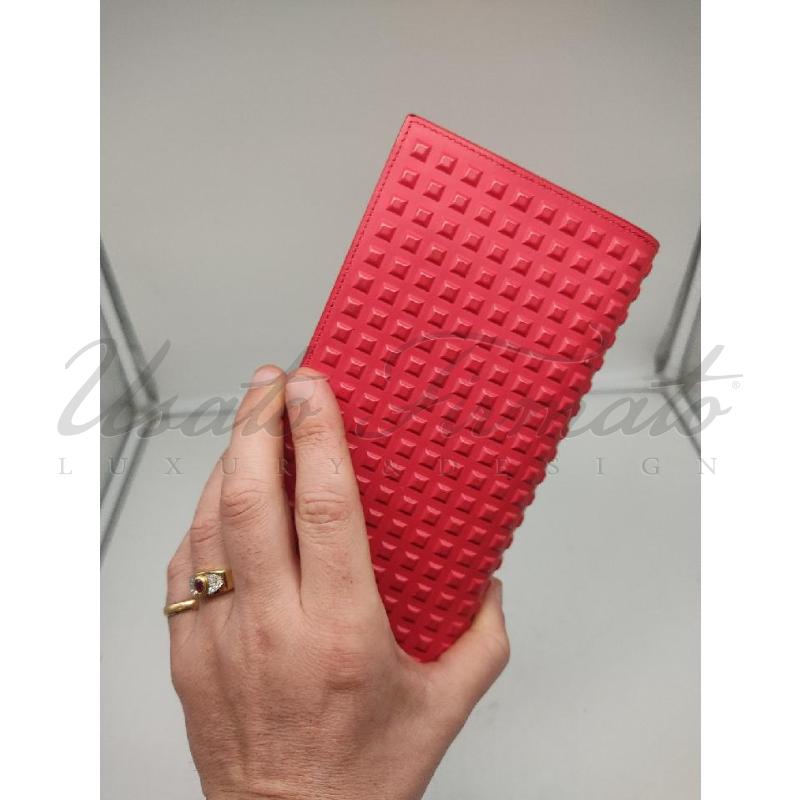 PORTA FOGLIO BALENCIAGA PUZZLE ROSSO | Mercatino dell'Usato Roma parioli 4