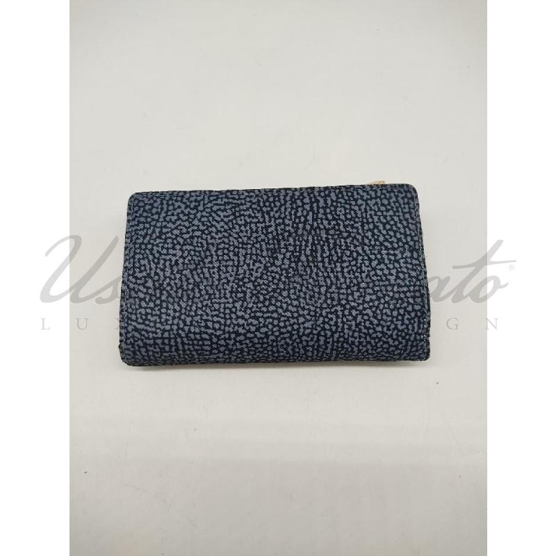 PORTA FOGLIO BORBONESE BLU  | Mercatino dell'Usato Roma parioli 2