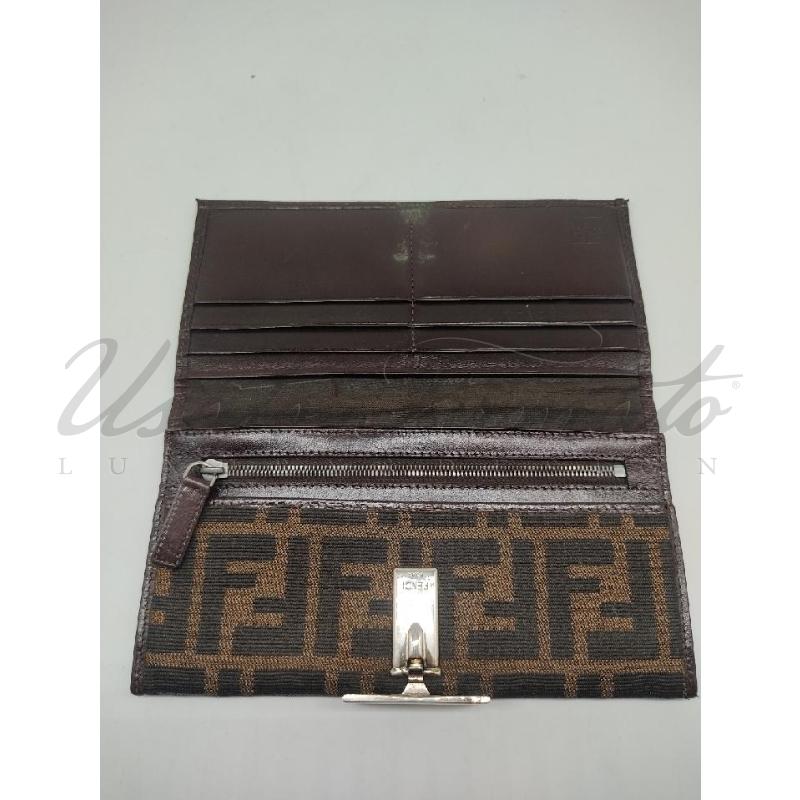 PORTA FOGLIO FENDI ZUCCA FF 0012 | Mercatino dell'Usato Roma parioli 4