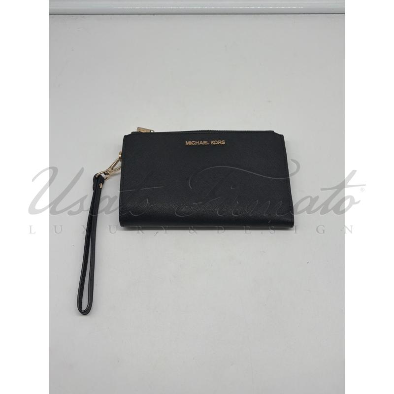 PORTA FOGLIO MICHAEL KORS NERO  | Mercatino dell'Usato Roma parioli 1