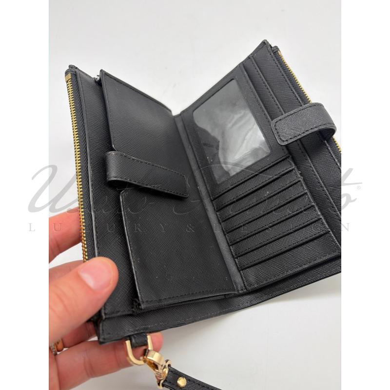 PORTA FOGLIO MICHAEL KORS NERO  | Mercatino dell'Usato Roma parioli 3