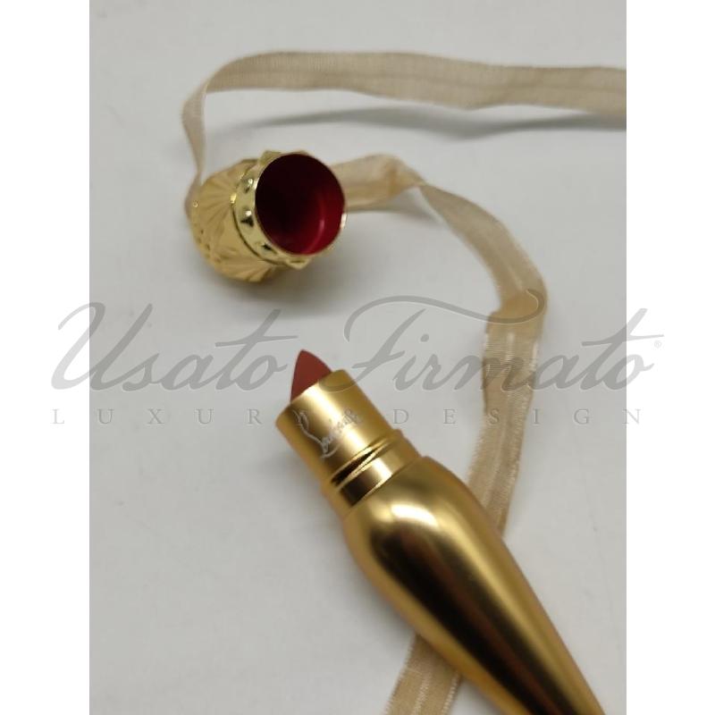ROSSETTO LOUBOUTIN DORATO | Mercatino dell'Usato Roma parioli 3