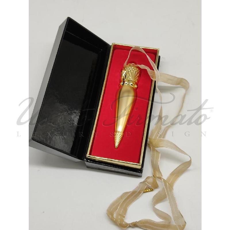 ROSSETTO LOUBOUTIN DORATO | Mercatino dell'Usato Roma parioli 4