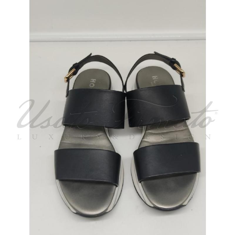 SANDALI DONNA HOGAN NERI TG. 41 | Mercatino dell'Usato Roma parioli 2
