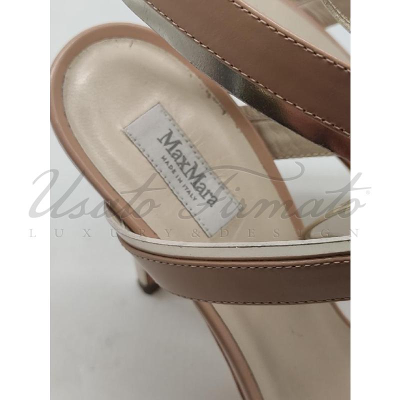 SANDALI DONNA MA MARA NUDE TG. 38 | Mercatino dell'Usato Roma parioli 4