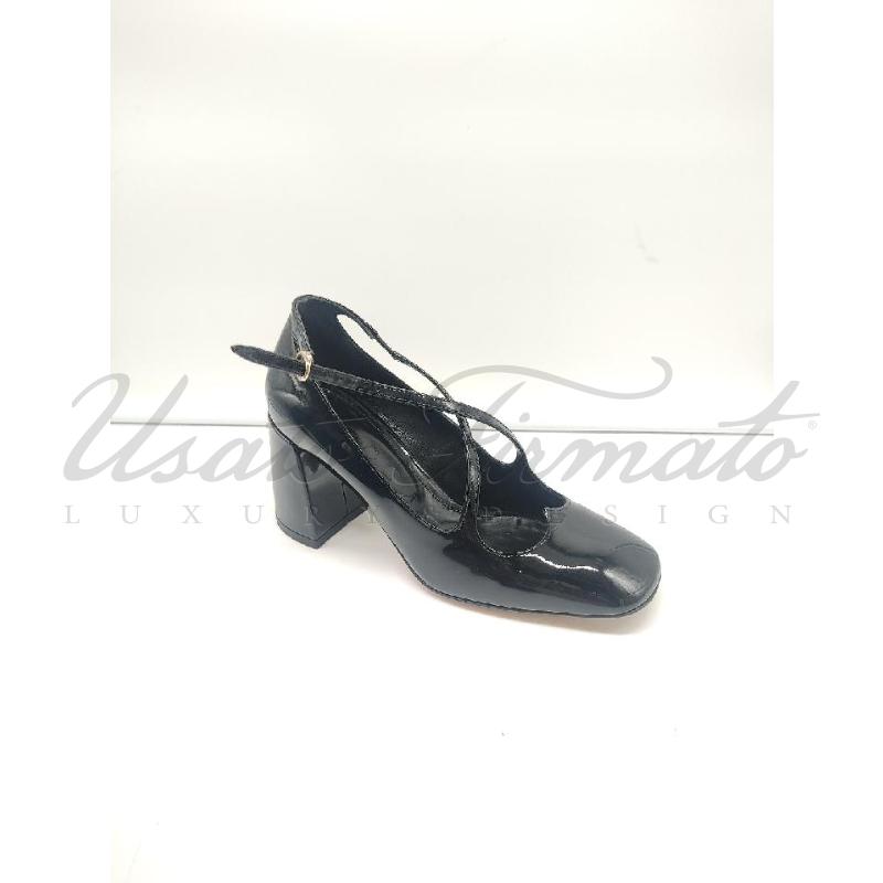 SCARPE DONNA A.BOCCA NERA LUCIDA TG 36 | Mercatino dell'Usato Roma parioli 1