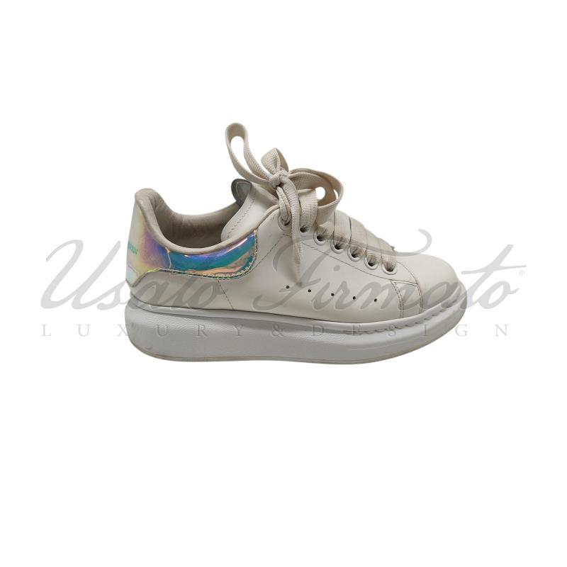 SCARPE DONNA ALEXANDER MCQUEEN BIANCHE TG. 37.5 | Mercatino dell'Usato Roma parioli 1