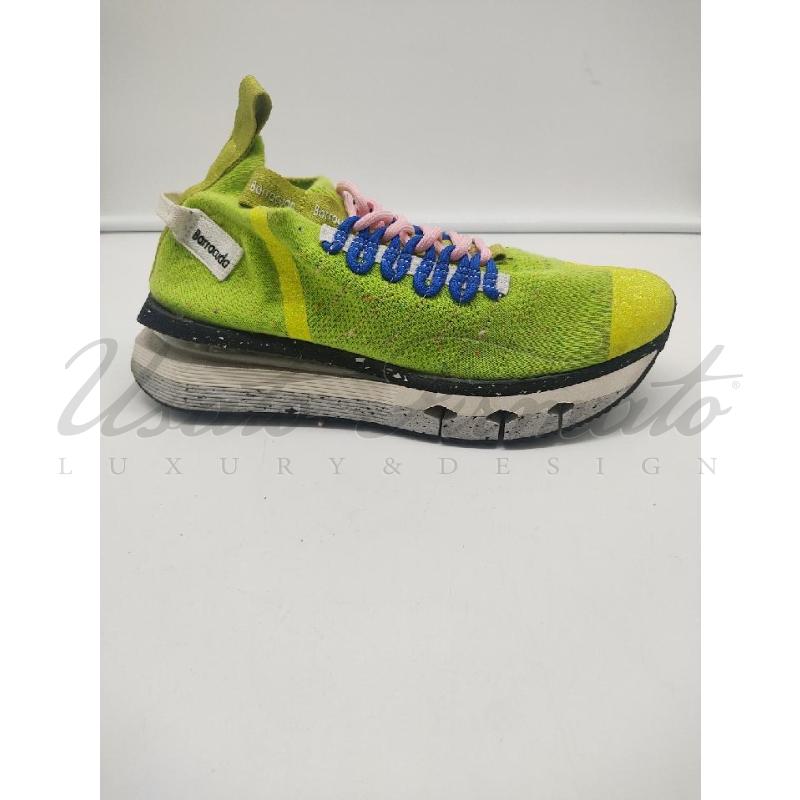 SCARPE DONNA BARRACUDA VERDE LIME CALZA TG.40  | Mercatino dell'Usato Roma parioli 1
