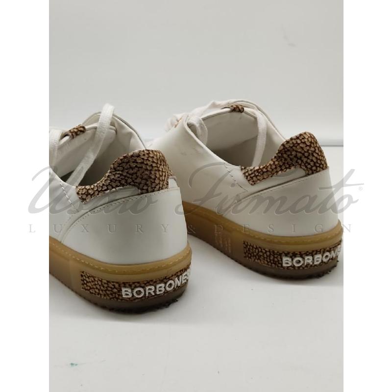 SCARPE DONNA BORBONESE BIANCO BEIGE TG 40 | Mercatino dell'Usato Roma parioli 3