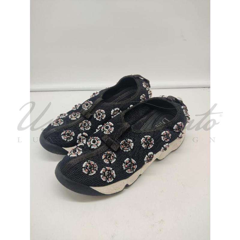 SCARPE DONNA CHRISTIAN DIOR NERE PERLINE  | Mercatino dell'Usato Roma parioli 2