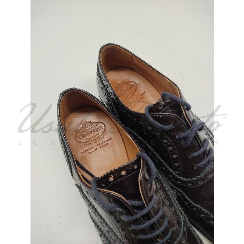 SCARPE DONNA CHURCHS VIOLA LUCIDE TG. 39.5 | Mercatino dell'Usato Roma parioli 4
