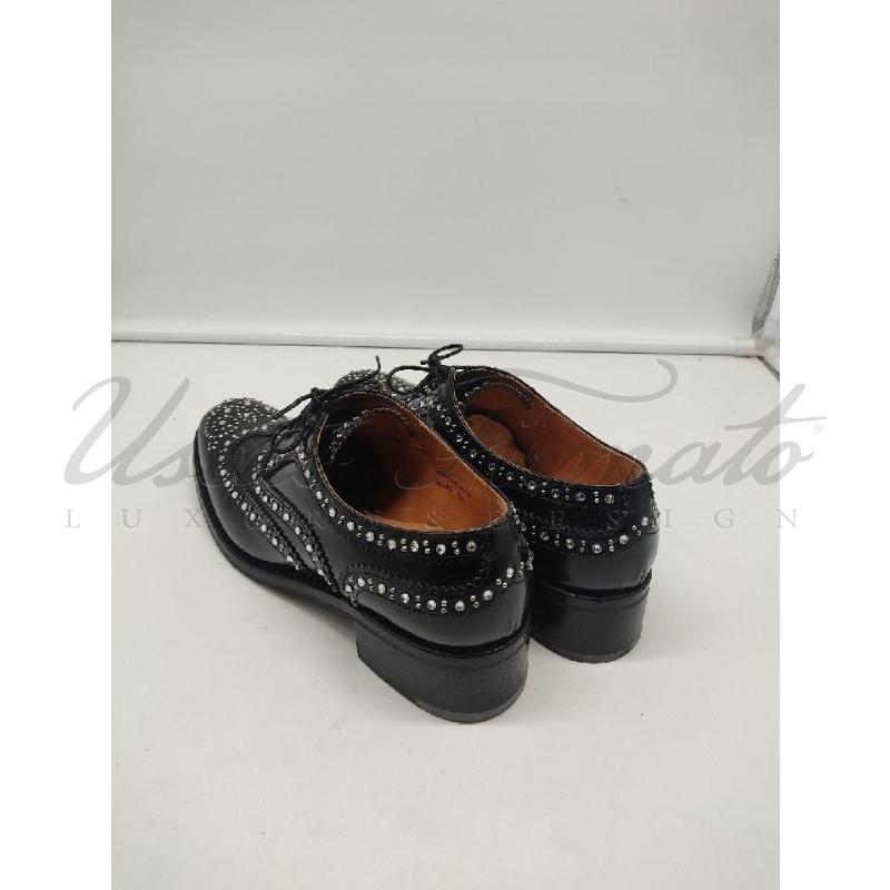 SCARPE DONNA CHURCH S MOCASSINO NERO STRASS TG 37 | Mercatino dell'Usato Roma parioli 3