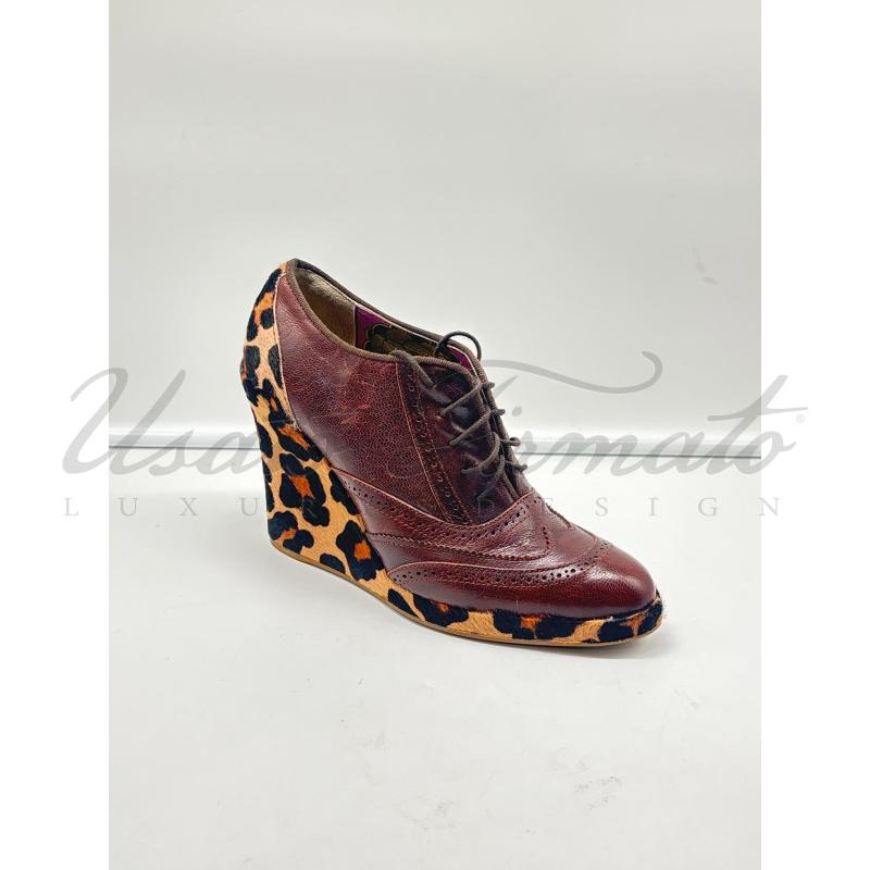 SCARPE DONNA D&G MARRONE MACULATO 39 | Mercatino dell'Usato Roma parioli 1
