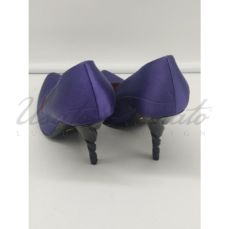 SCARPE DONNA EMPORIO ARMANI VIOLA TG 40 | Mercatino dell'Usato Roma parioli 2