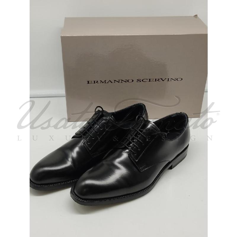 SCARPE DONNA ERMANNO SCERVINO STRINGATA NERA TG 38 | Mercatino dell'Usato Roma parioli 2