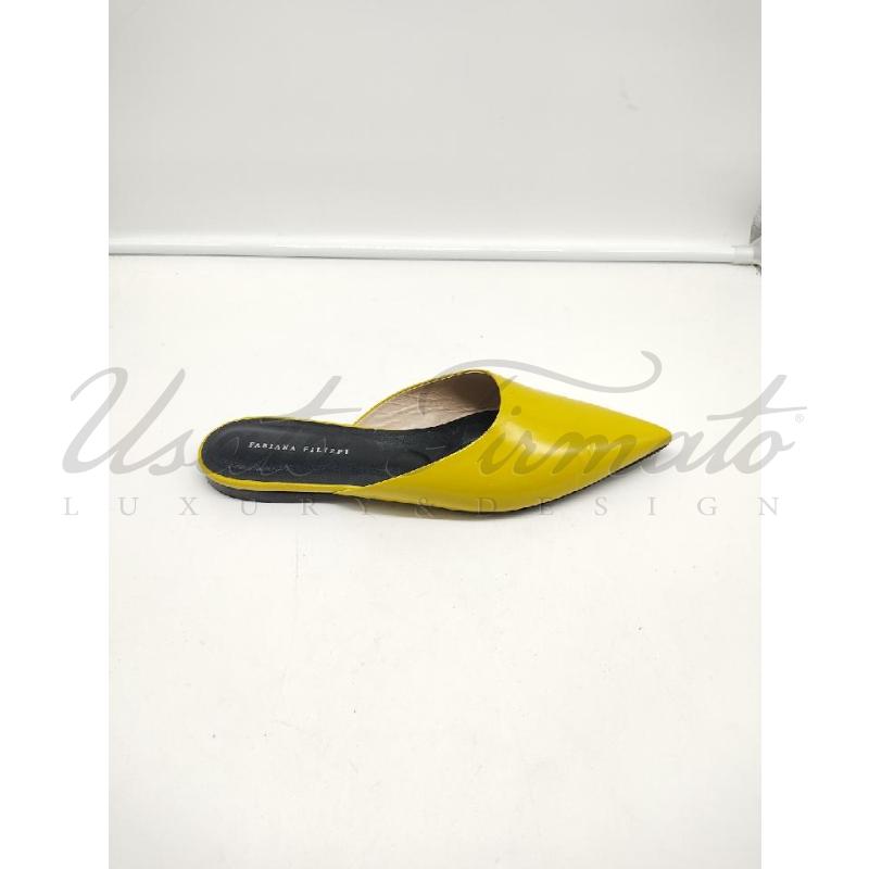 SCARPE DONNA FABIANA FILIPPI GIALLE  TG 40 1/2 | Mercatino dell'Usato Roma parioli 1