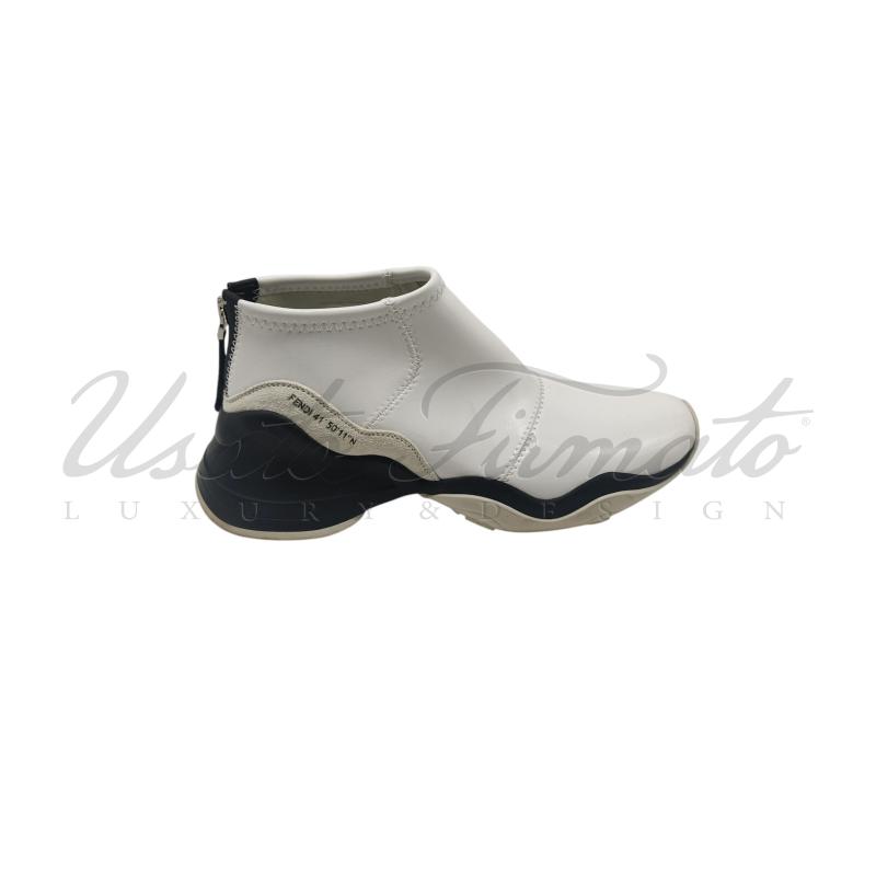 SCARPE DONNA FENDI PELLE VERNICIATA BIANCA TG 40 | Mercatino dell'Usato Roma parioli 1