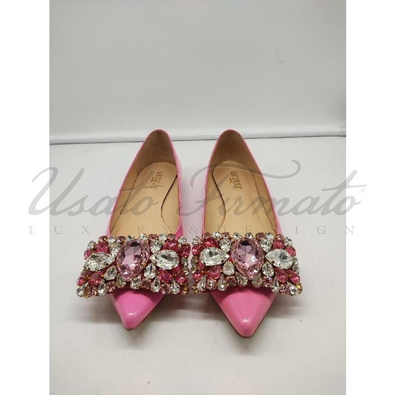 SCARPE DONNA GEBEDE GIOIELLO ROSA STRASS TG 38 | Mercatino dell'Usato Roma parioli 2