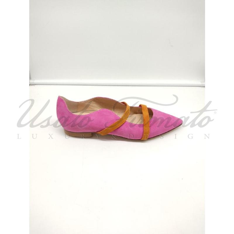 SCARPE DONNA GIORGIA SPAGNOLETTO ROSA TG 40 | Mercatino dell'Usato Roma parioli 1