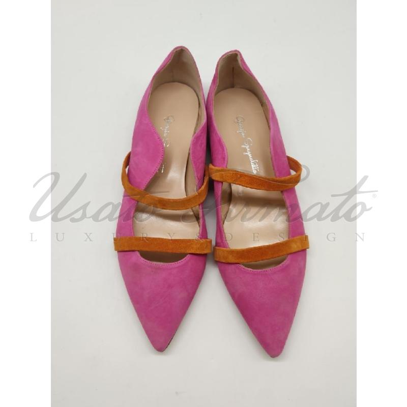 SCARPE DONNA GIORGIA SPAGNOLETTO ROSA TG 40 | Mercatino dell'Usato Roma parioli 2
