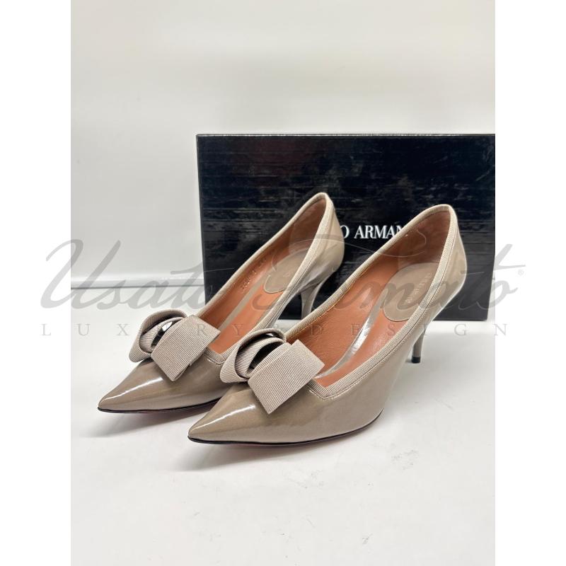 SCARPE DONNA GIORGIO ARMANI BEIGE TG 40 | Mercatino dell'Usato Roma parioli 2