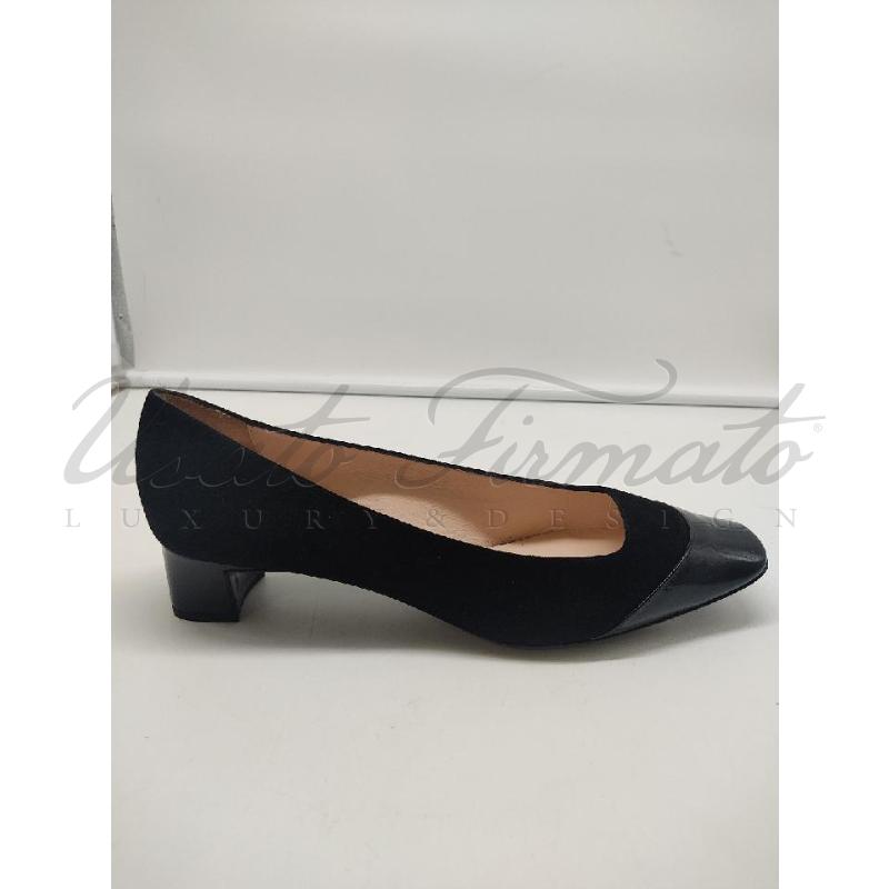 SCARPE DONNA GIORGIO ARMANI NERE VELLUTO TG 39  | Mercatino dell'Usato Roma parioli 1