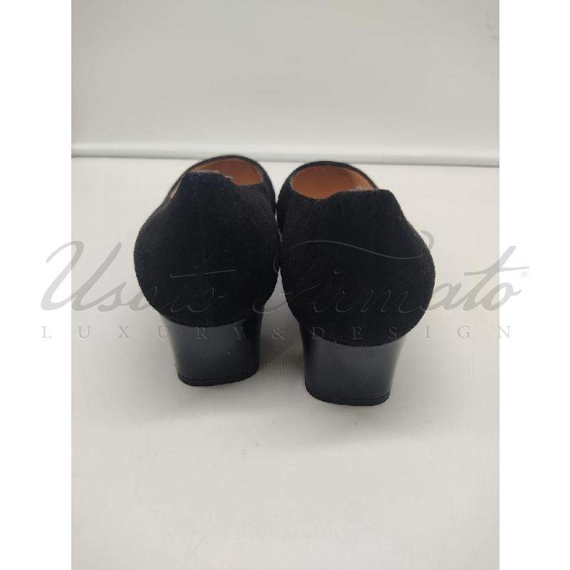 SCARPE DONNA GIORGIO ARMANI NERE VELLUTO TG 39  | Mercatino dell'Usato Roma parioli 3