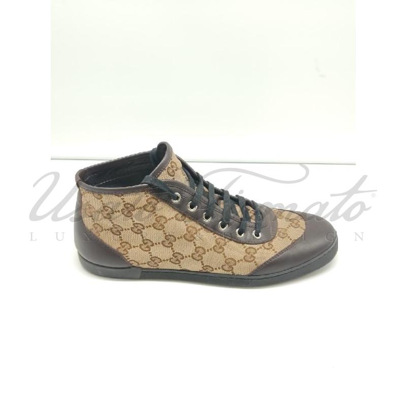 SCARPE DONNA GUCCI GG SUPREME BEIGE TG. 38.5 | Mercatino dell'Usato Roma parioli 1