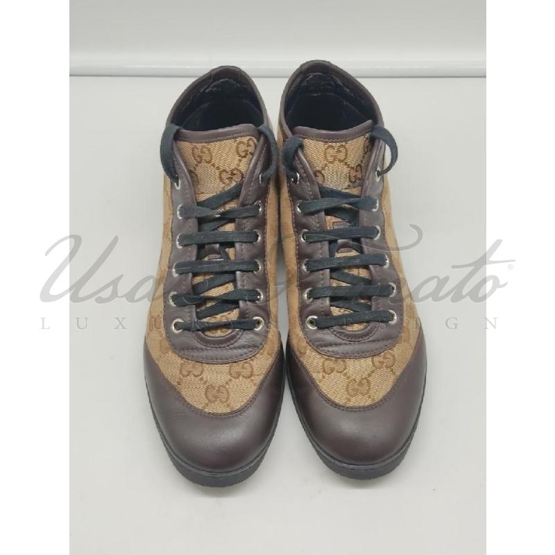 SCARPE DONNA GUCCI GG SUPREME BEIGE TG. 38.5 | Mercatino dell'Usato Roma parioli 2