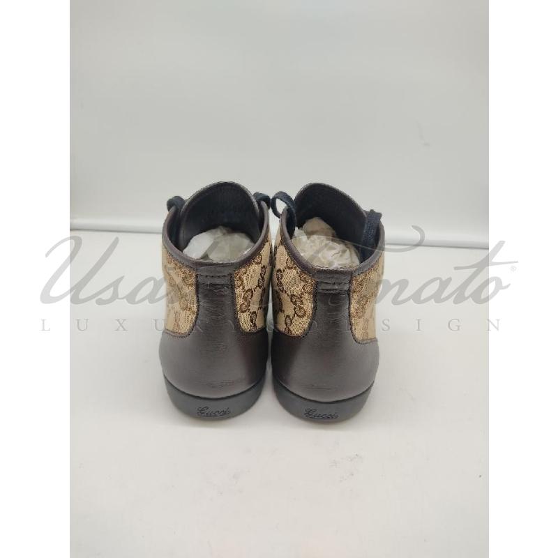 SCARPE DONNA GUCCI GG SUPREME BEIGE TG. 38.5 | Mercatino dell'Usato Roma parioli 3