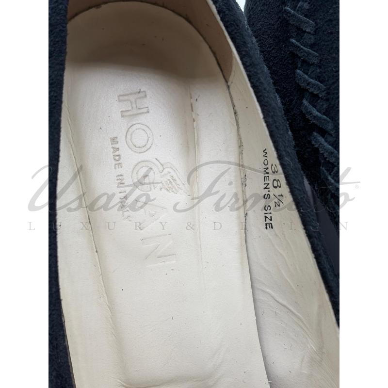 SCARPE DONNA HOGAN BLU SUEDE TG. 38.5 | Mercatino dell'Usato Roma parioli 4