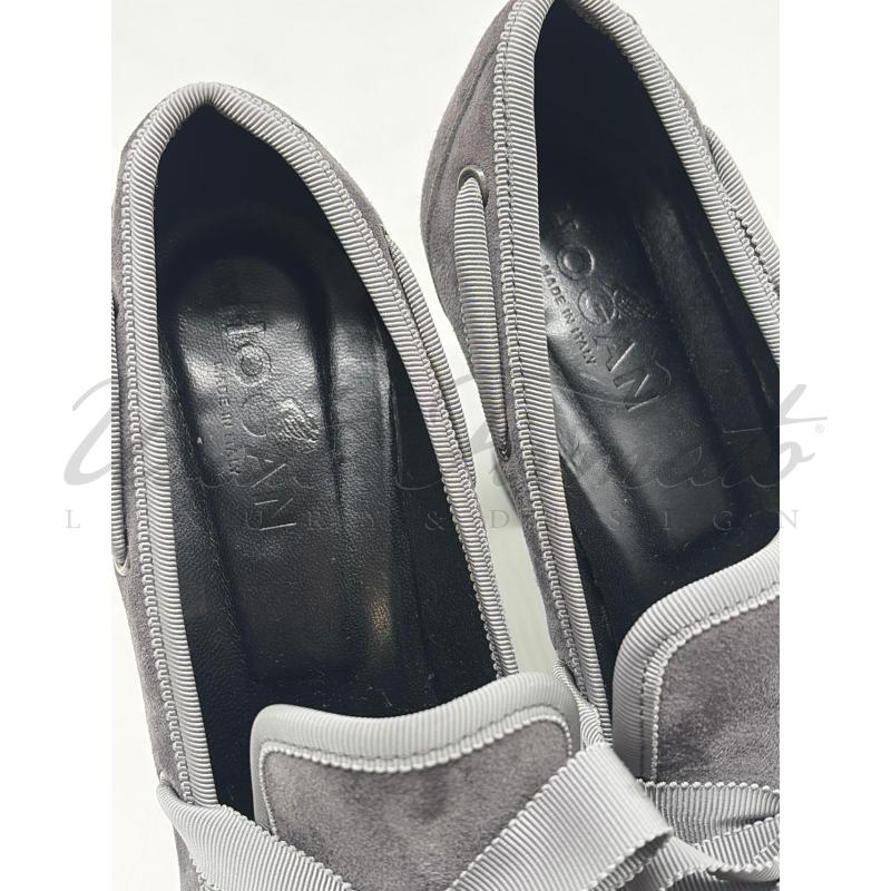 SCARPE DONNA HOGAN GRIGIE SUEDE TG. 39 | Mercatino dell'Usato Roma parioli 4