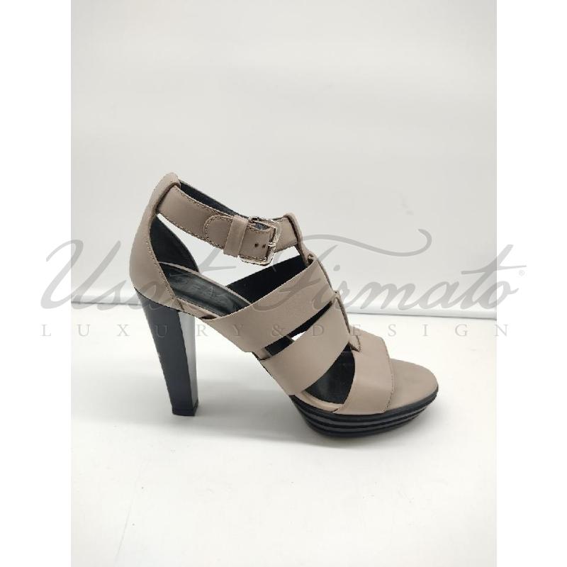 SCARPE DONNA HOGAN PELLE GRIGIA TG 37 | Mercatino dell'Usato Roma parioli 1