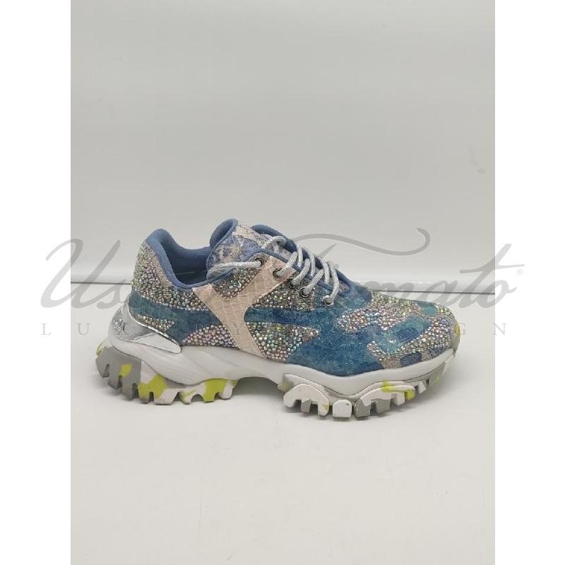 SCARPE DONNA JOIA PARIS BLU STRASS TG 40 | Mercatino dell'Usato Roma parioli 1