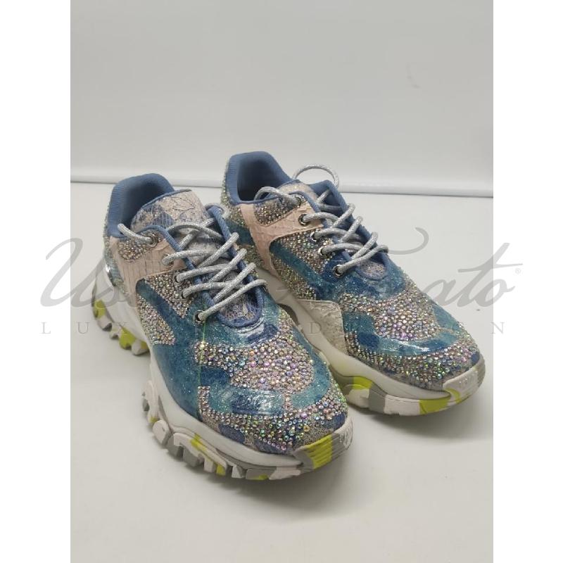SCARPE DONNA JOIA PARIS BLU STRASS TG 40 | Mercatino dell'Usato Roma parioli 2