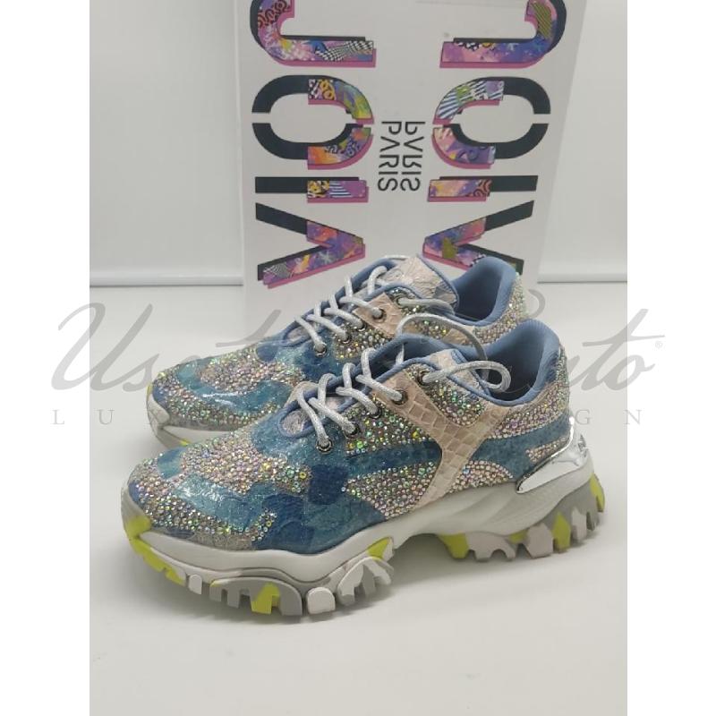 SCARPE DONNA JOIA PARIS BLU STRASS TG 40 | Mercatino dell'Usato Roma parioli 3