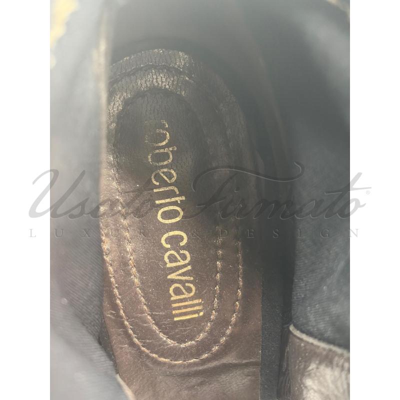 SCARPE DONNA JUST CAVALLI NERE STRASS 37 | Mercatino dell'Usato Roma parioli 4