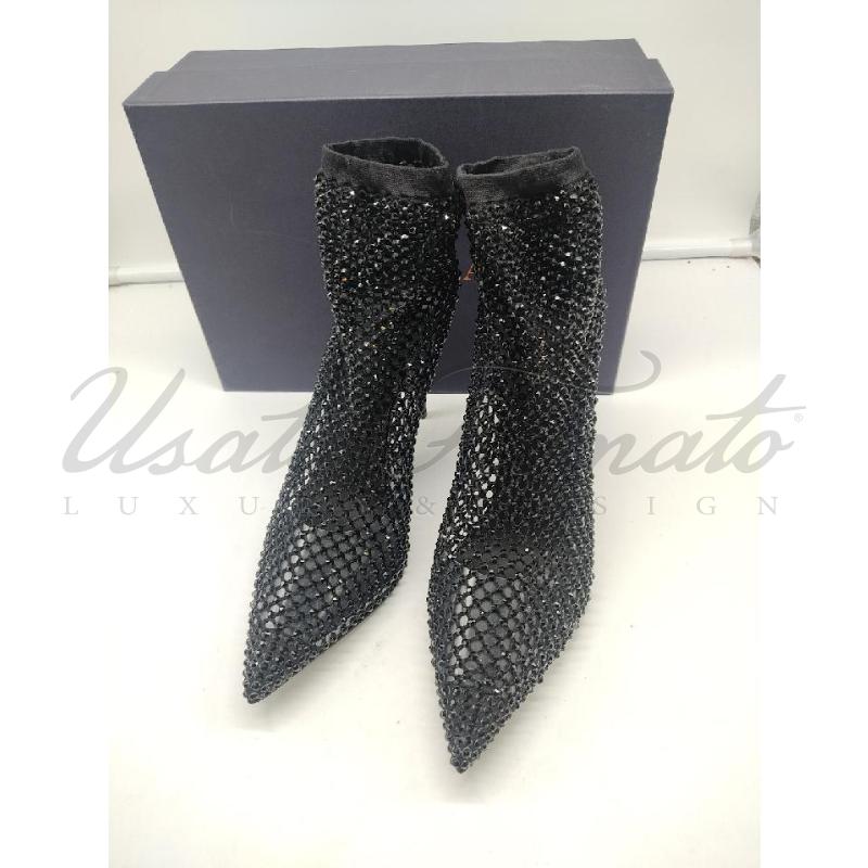 SCARPE DONNA LE SILLA STRASS NERE TG 39 | Mercatino dell'Usato Roma parioli 2