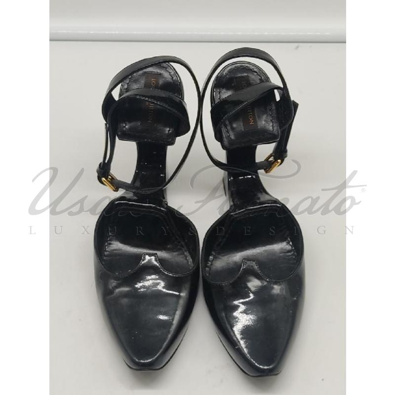 SCARPE DONNA LOUIS VUITTON NERE LUCIDE TG 37 1/2 | Mercatino dell'Usato Roma parioli 2